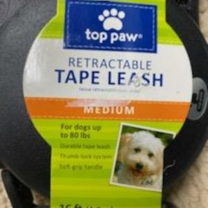 top paw retractable tape leash